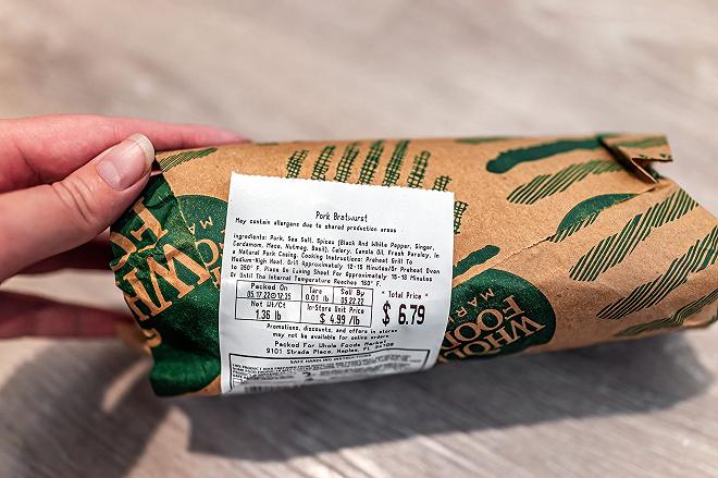etichetta whole food