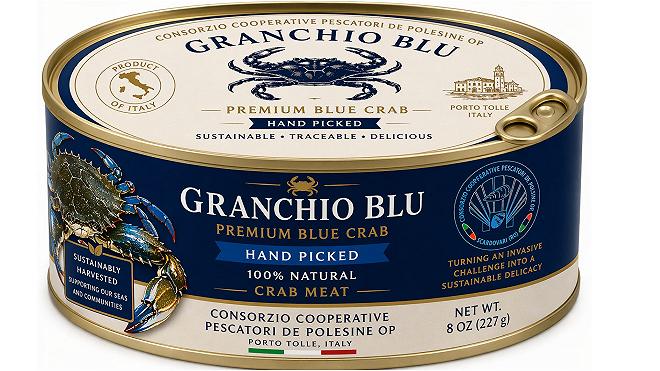 granchio blu scatoletta cover
