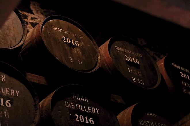 botti di whisky scozzese