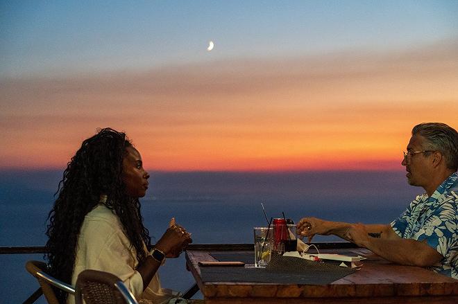 cena al tramonto