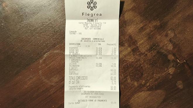 pizzeria flegrea torino