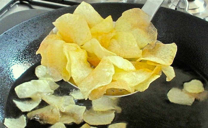 Le chips sono pronte per friggere