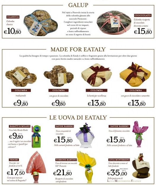 La Pasqua di Eataly
