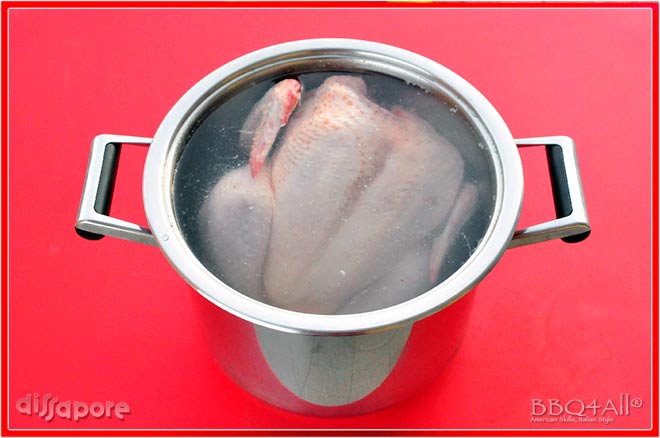 Il pollo in salamoia