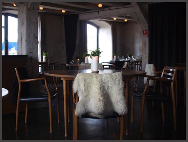 I tavoli del Noma prima del restyling tavolo, noma