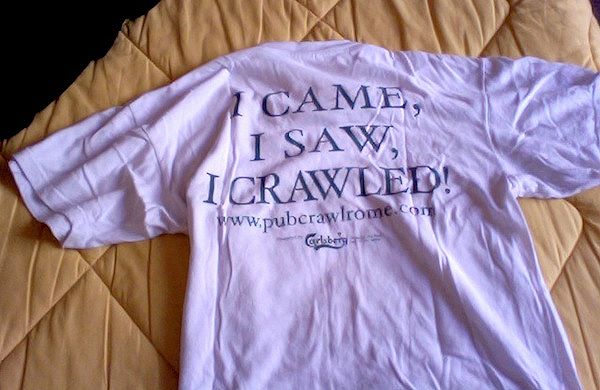 Pub Crawl, t-shirt
