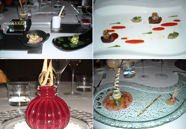 Alcuni piatti del ristorante Mosaico di Ischia
