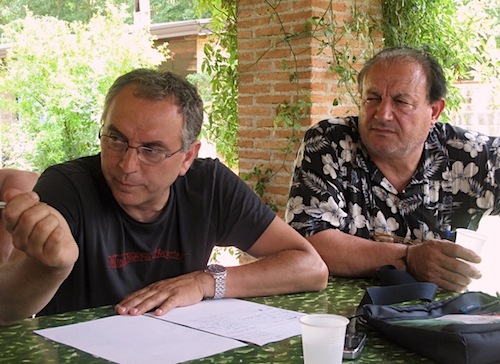 Enzo Coccia e il produttore Luciano Di Meo