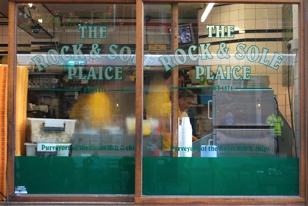 The Rock and Sole Place, londra