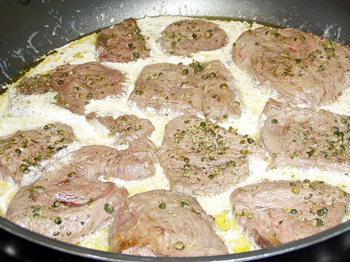 Filetto al pepe verde