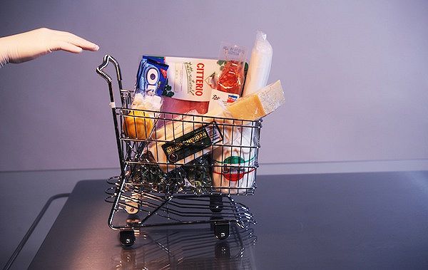 spesa, carrello, supermercato