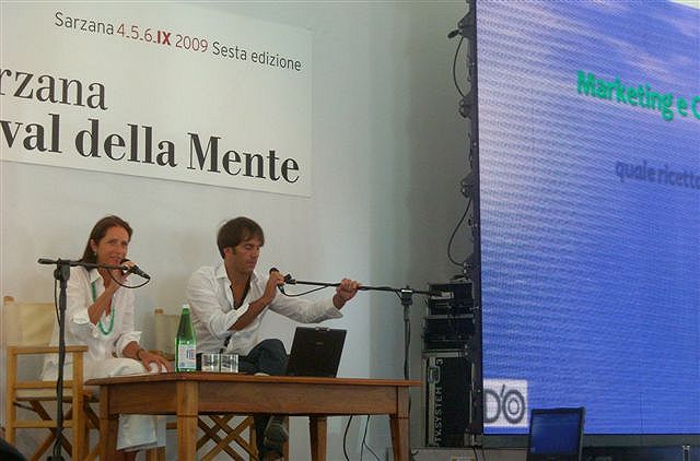 Camilla Baresani e Davide Oldani al Festival della Mente di Sarzana