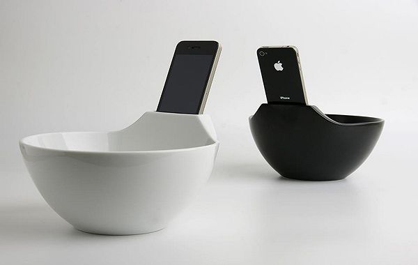 ciotola, ramen, smartphone