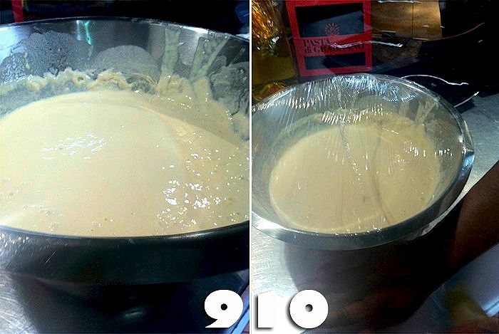 Coprire e lasciar riposare in frigo