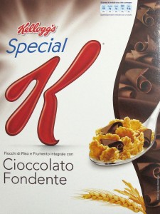 cereali al cioccolato fondente