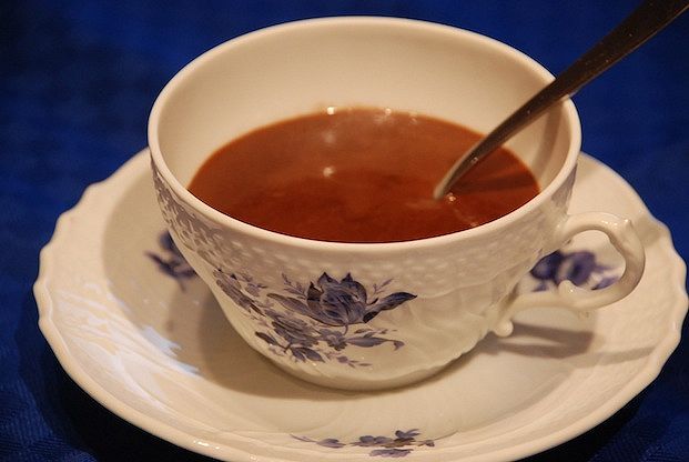 Cioccolata calda in tazza