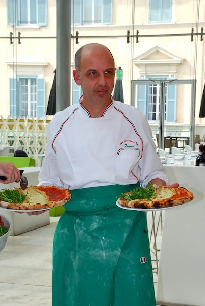 Le pizze tricolori di Franco Pepe