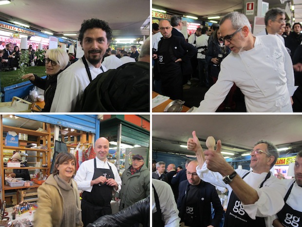 I cucochi al mercato di Testaccio