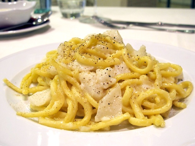 La pasta del ristorante Ekk