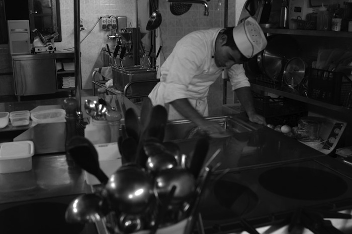 La cucina del ristorante S'Apposentu