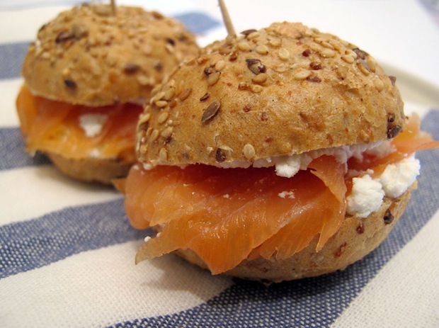 Panino al salmone