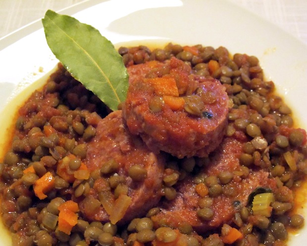 Zampone e lenticchie