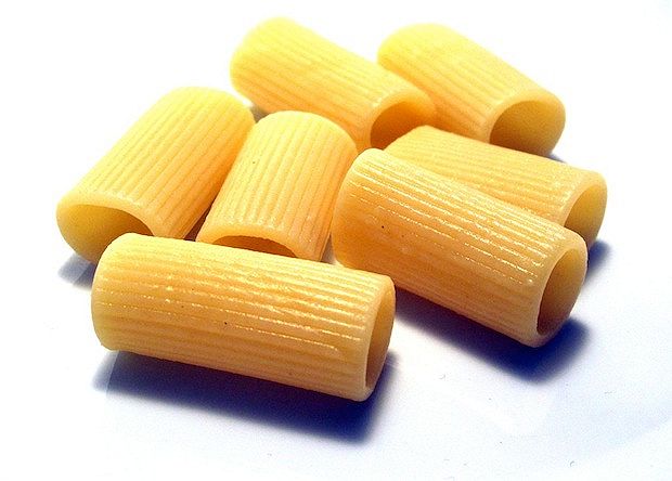 Rigatoni cotti