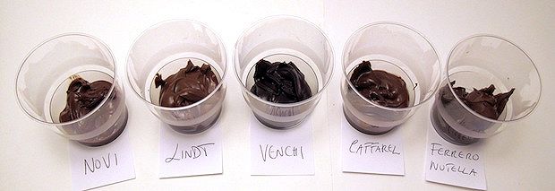 Test creme alla nocciola spalmabili