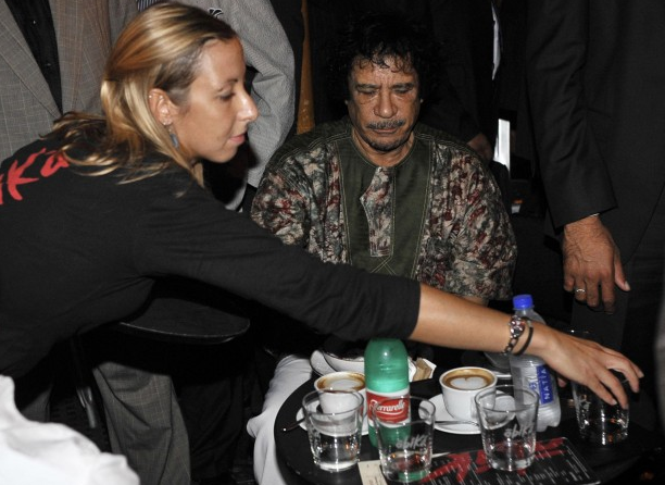 Ieri sera cappuccino a Campo de' Fiori per Gheddafi