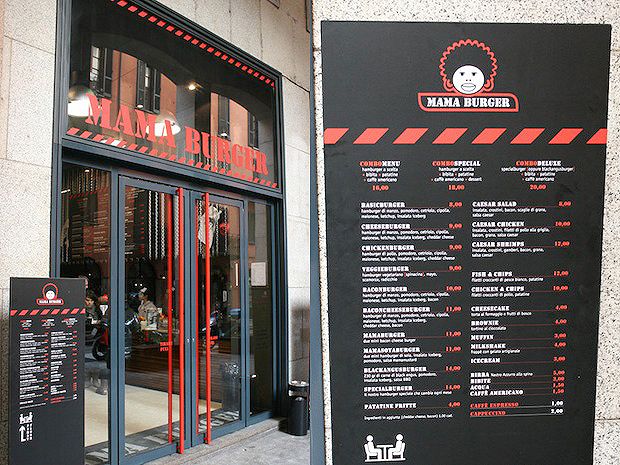 Ingresso e menu