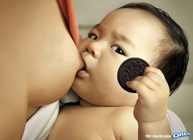 La pubblicità non ufficiale per i biscotti Oreo