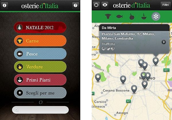 Osterie d'Italia 2013, app