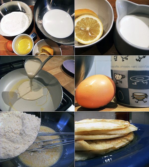 pancakes, preparazione