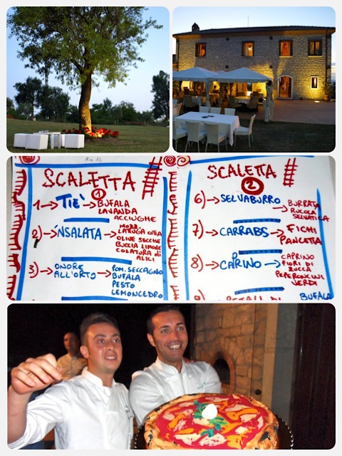 La serata a Villa Assunta