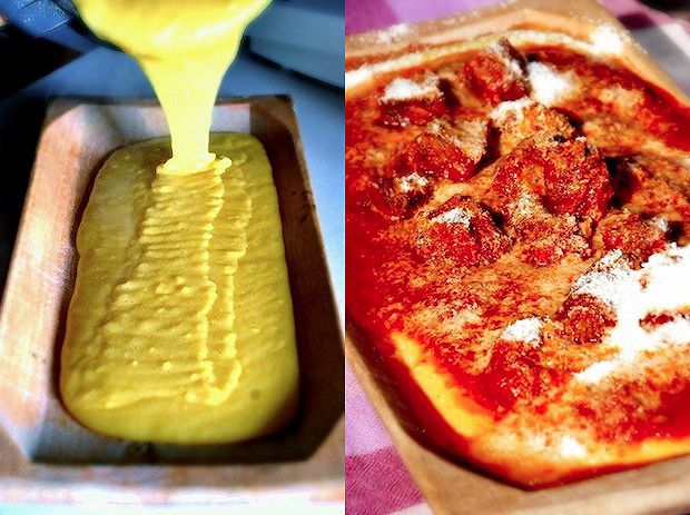 Polenta con la salsiccia