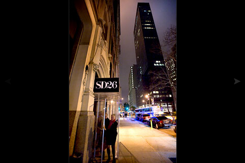 New York | L'ingresso del nuovo ristorante SD26