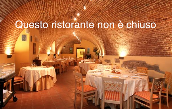 Il ristorante Conti Roero di Monticello d'Alba (Cuneo)