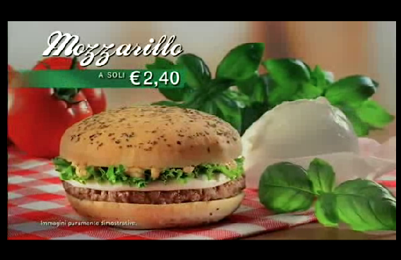 Lo spot del Mozzarillo di McDonald's