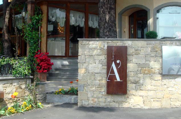 L'ingresso del ristorante Anteprima di Chiuduno (Bergamo)