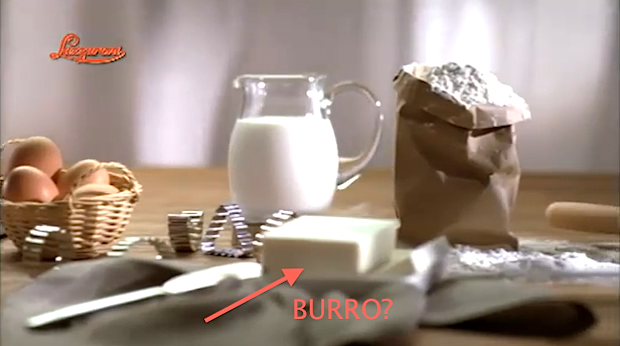 Un'immagine dallo spot dei biscotti Lazzaroni