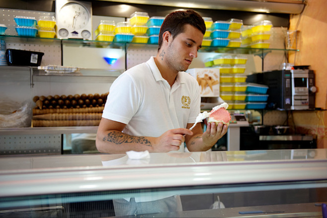 Una gelateria di Palermo