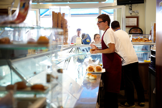 Una gelateria