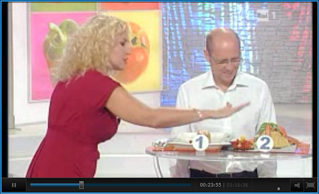 Antonella Clerici e Heinz Beck