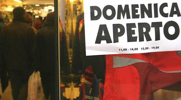 Negozi aperti