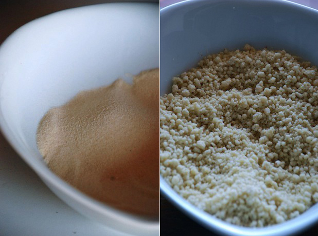 Preparazione del cous cous