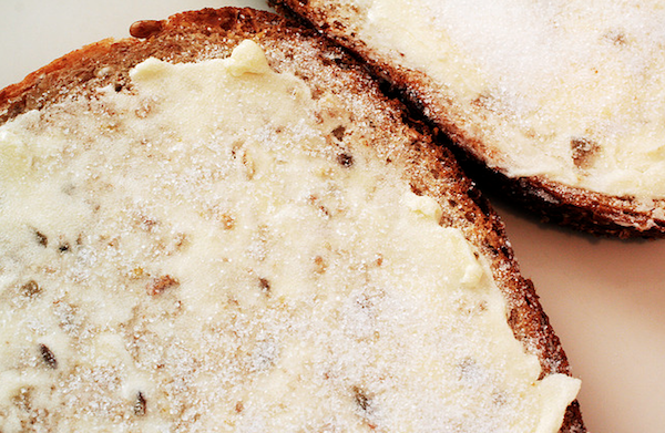 Pane burro e zucchero pane, burro, zucchero