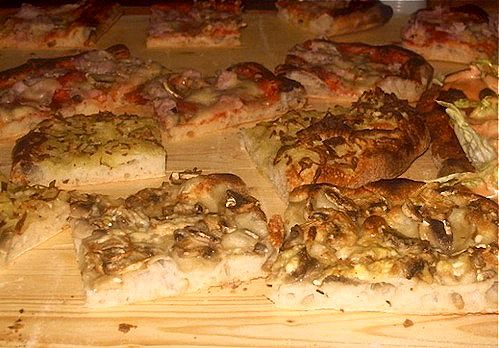 La pizza al taglio