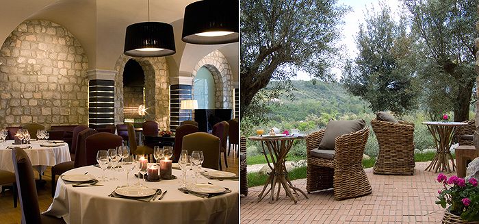 Aquapetra Resort: il ristorante