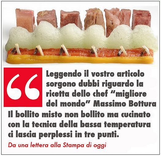 Polemica sul Bollito non Bollito di Massimo Bottura