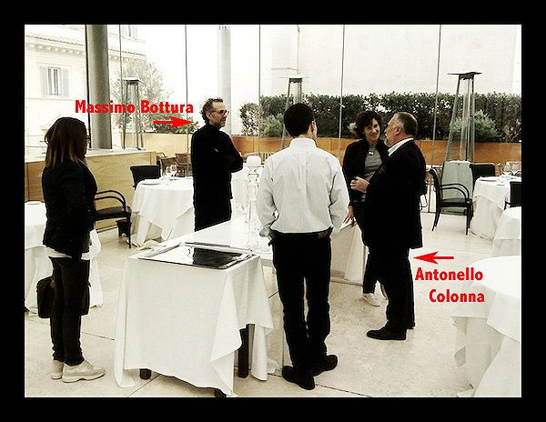 Massimo Bottura e Antonello Colonna